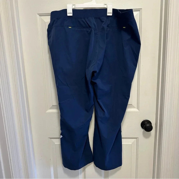 Medelita Women Argon Scrub Pants Size XXL Navy Blue Drawstring Waist Stretch - Picture 2 of 7